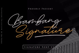 Bambang Signature: A Script Font for Elegant Branding