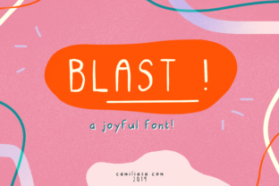 Blast Typeface: A Cheerful Script for Editorial Design