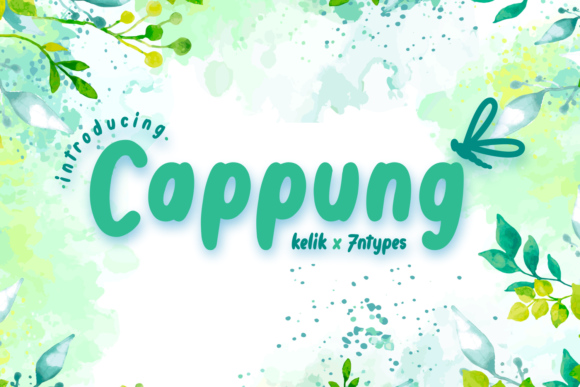 Cappung: A Friendly Handwritten Font for Web Design
