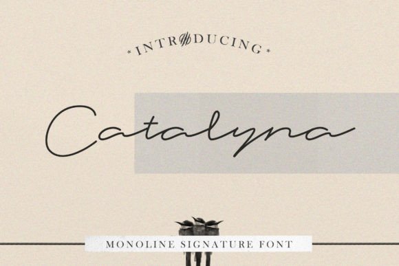 Catalyna: The Sweet Script Font for Crafters