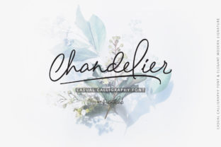 Chandelier Font: A Light Script for Editorial Design