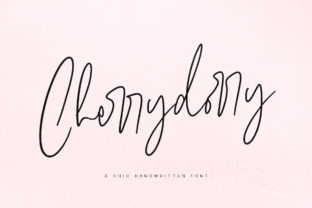 Cherrydorry: A Chic Script Font for Digital Design