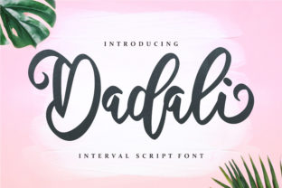 Dadali: A Bold Script Font for Modern Marketing