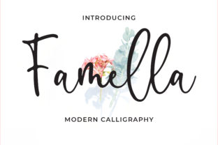 Famella: A Modern Script Font for Small Business Branding