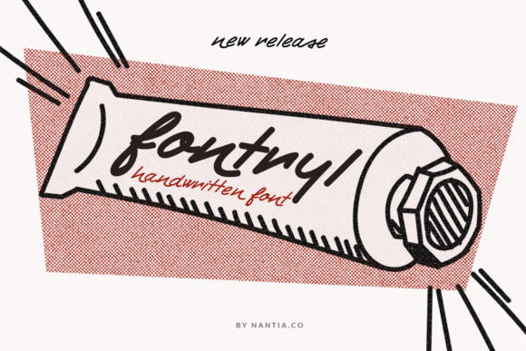 Fontryl: A Bold Handwritten Typeface for Branding