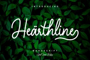 Hearthline: A Script Font for Modern Web Design