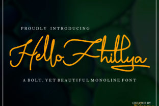 Hello Fhillya: A Bold Script Font for Modern Campaigns
