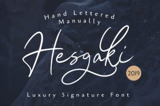 Hesgaki: A Bold Handwritten Font for Authentic Branding
