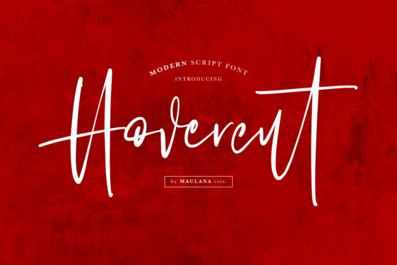Hovercut: A Playful Script Font for Editorial Design
