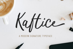 Kaftice: A Handwritten Font for Modern Web Design