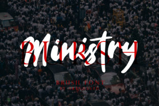 Ministry Font: Bold Script for Editorial Design