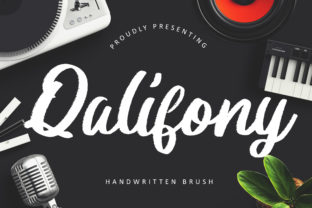 Qalifony: A Handwritten Font for Digital Design