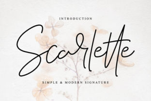 Scarlette Font Review: A Romantic Script for Branding