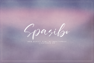 Spasibo: A Charming Script Font for Editorial Design