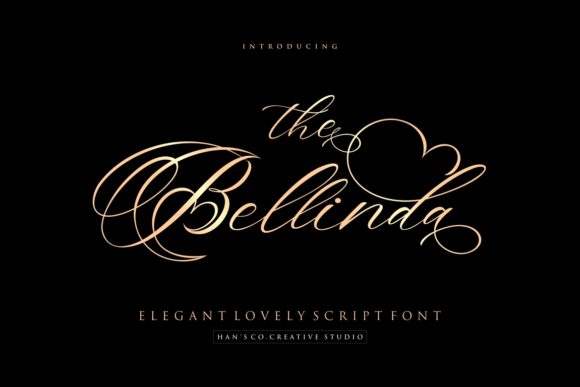 The Bellinda: A Romantic Script Font for Elegant Editorial Design