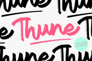Thune Font: A Playful Script for Modern Branding