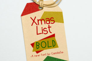 Xmas List Bold: A Festive Typeface for Holiday Campaigns